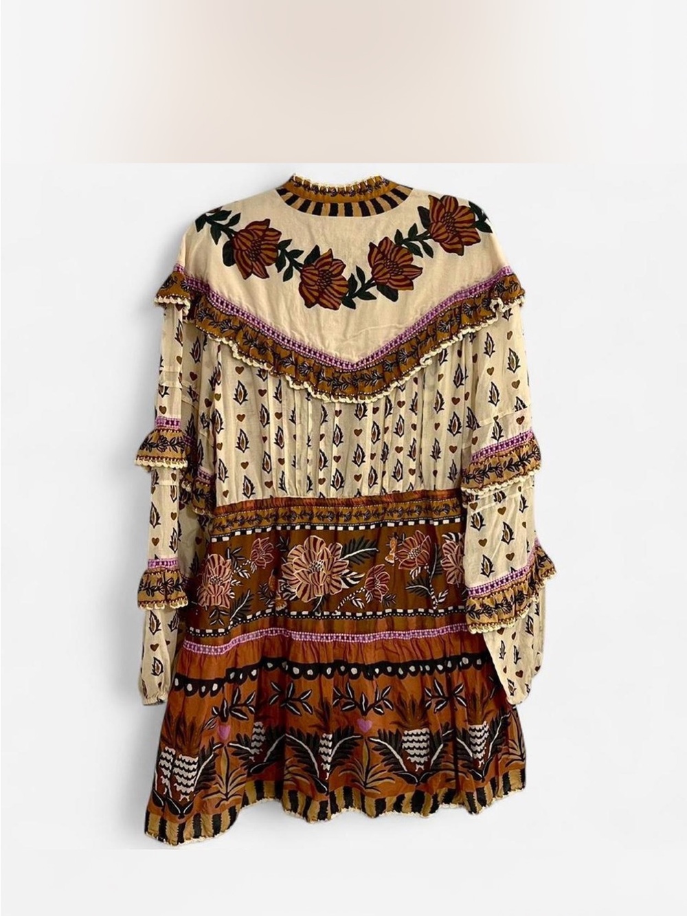 FARM Rio Ainika Floral Ruffle Mini Dress from Anthropologie - Picture 11 of 13